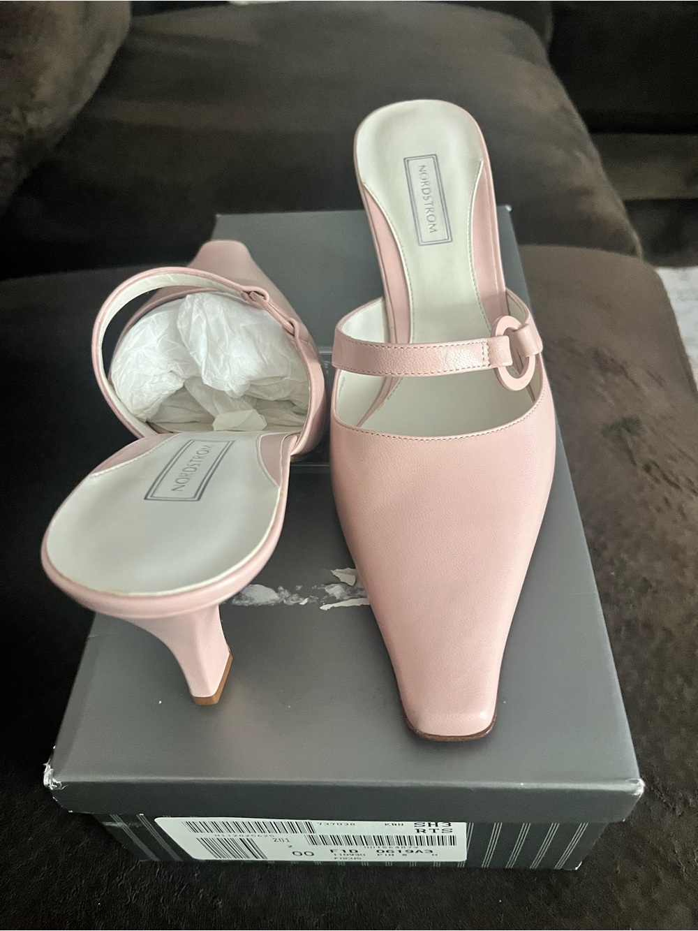 Nordstrom Mule Heels 8W - Picture 2 of 7